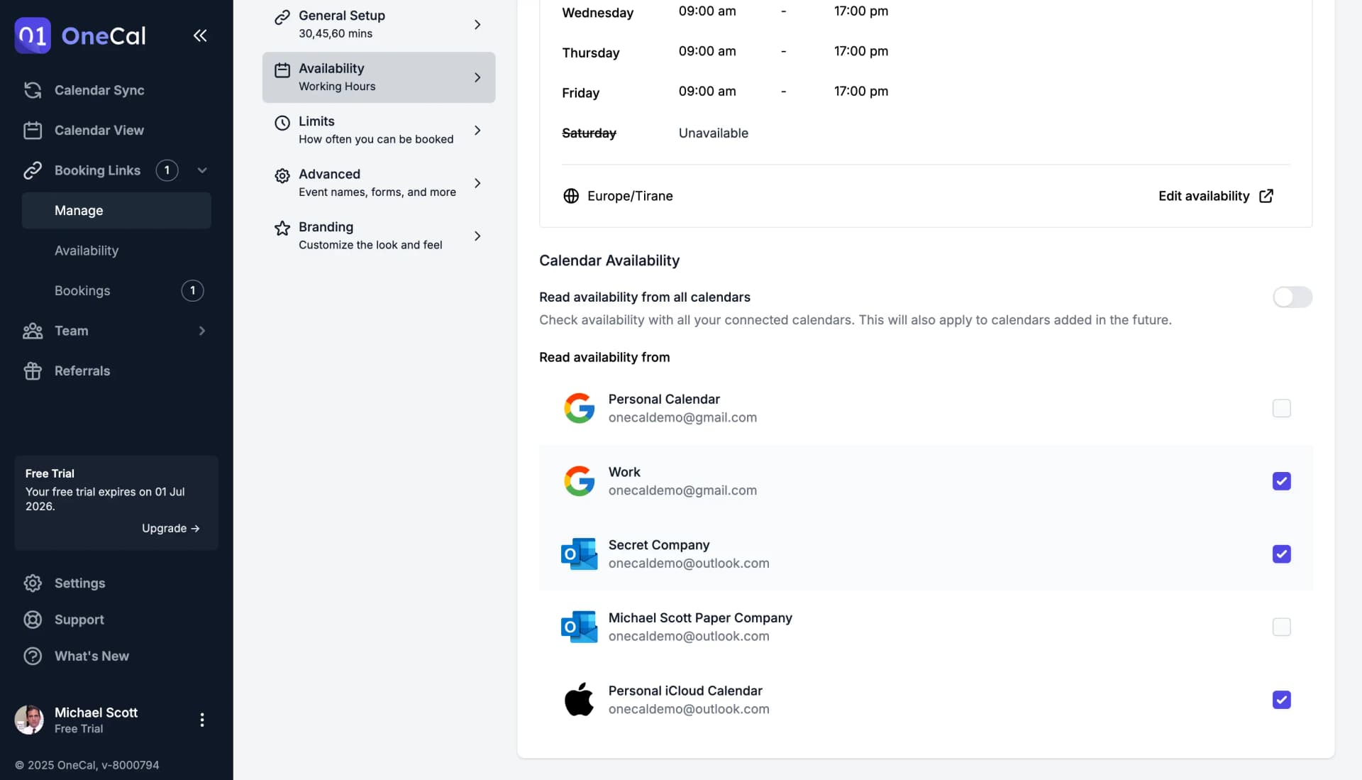 OneCal - Soporte para iCloud, Outlook y Google Calendar