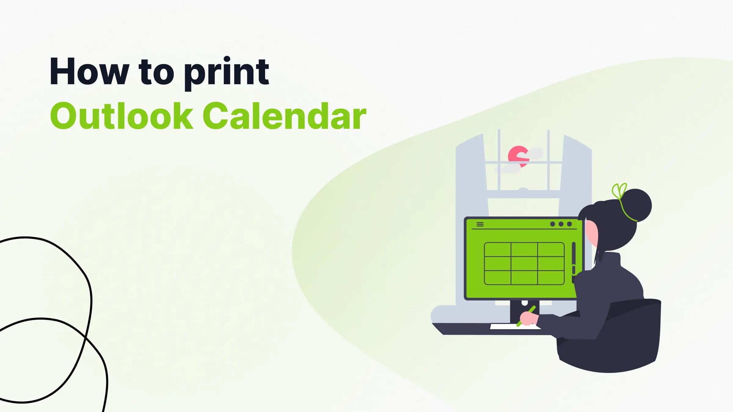 How to Print Outlook Calendar - Illustration