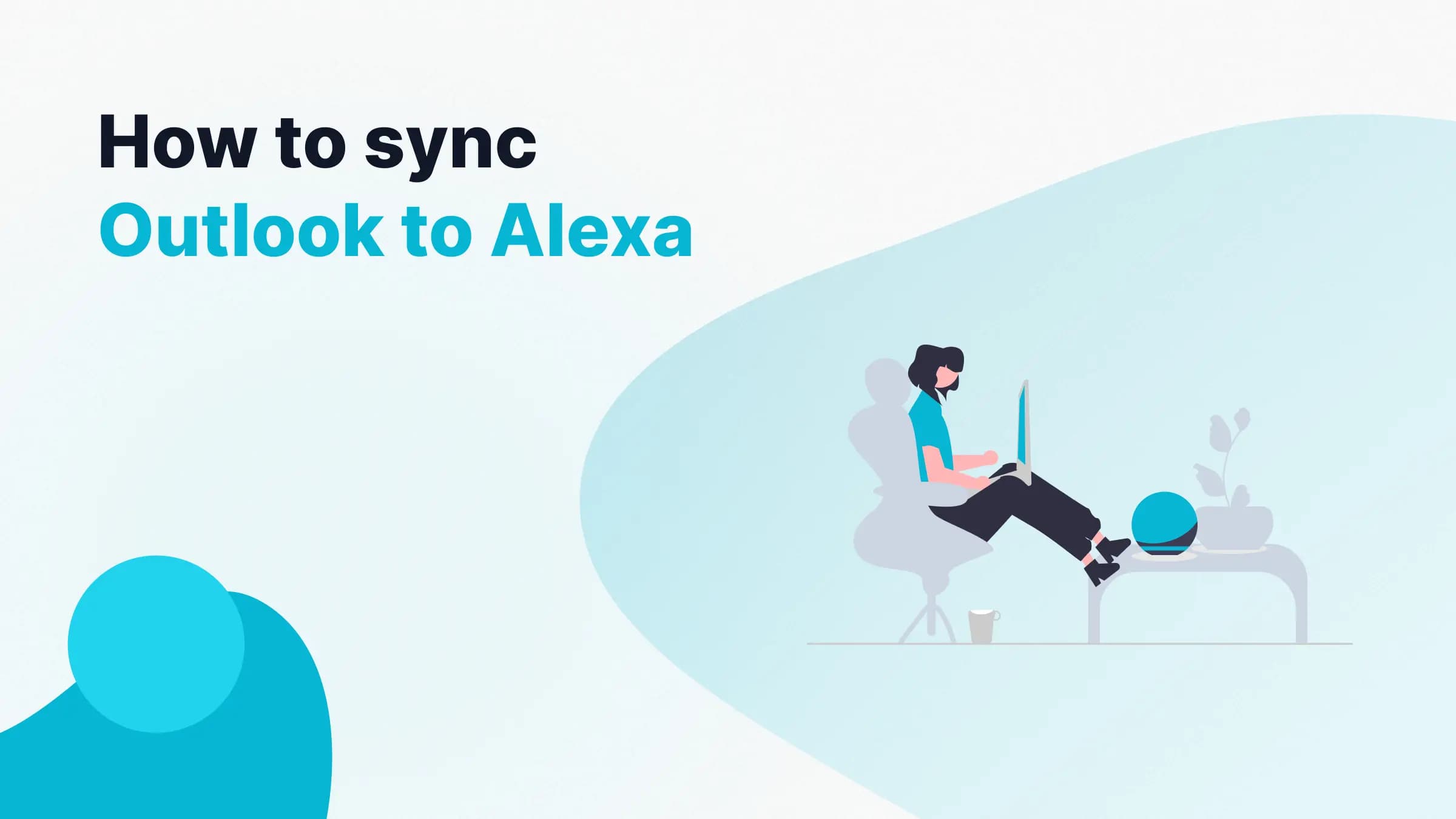 Sync Outlook to Amazon Alexa Illustration