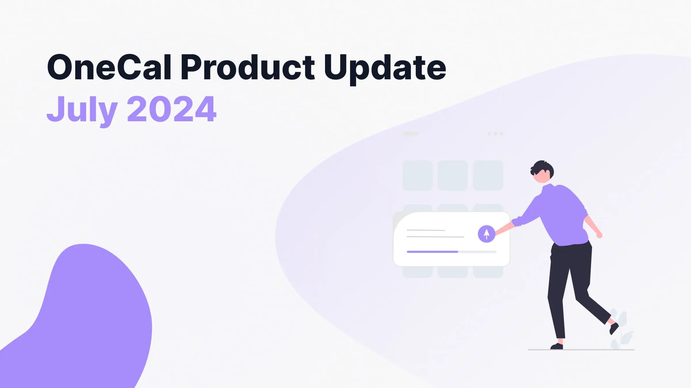 OneCal Product Update July 2024 Illustration