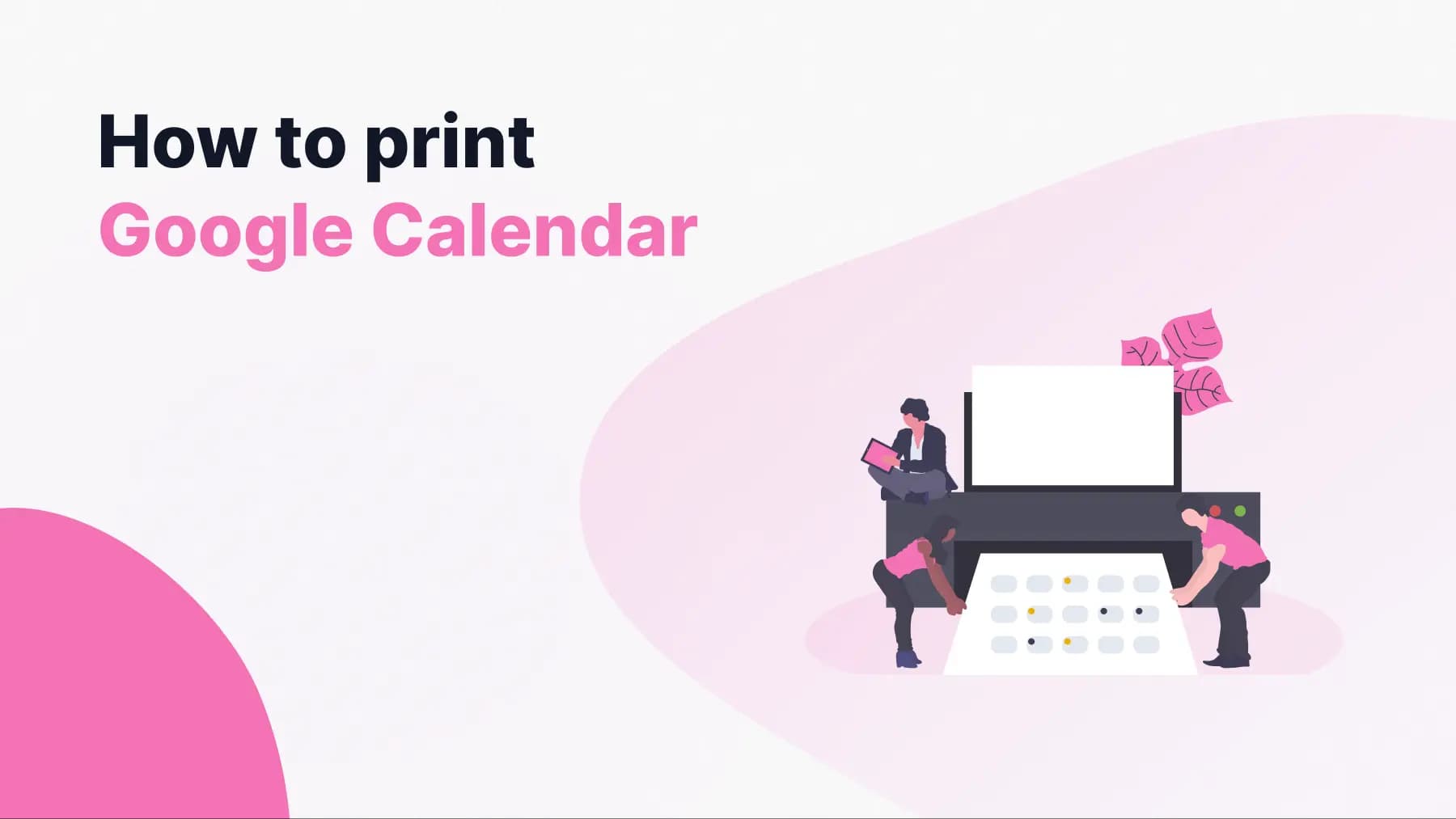 How to Print Google Calendar