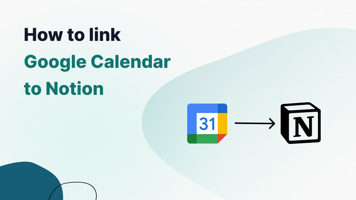 Google Calendar to Notion