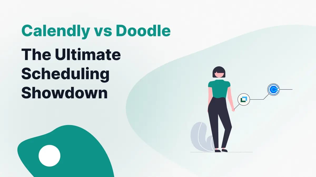 Doodle vs Calendly illustration